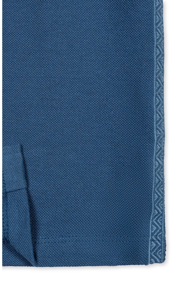 Kids' Organic Short Sleeve Pique Shirt, Alternate, color, Stone Blue