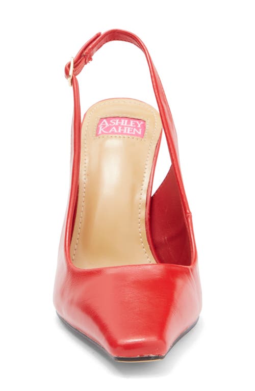 Ashley Kahen Salsa Slingback Pump In Red