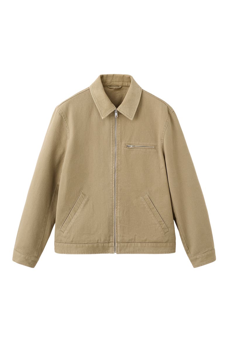 Cotton Corduroy Jacket, Alternate, color, BEIGE