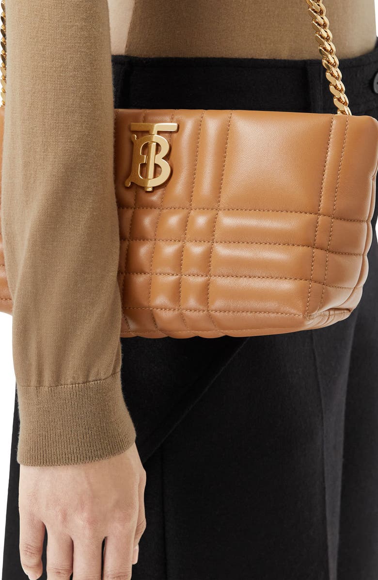 Burberry Small Lola Quilted Leather Shoulder Bag, Alternate, color,
