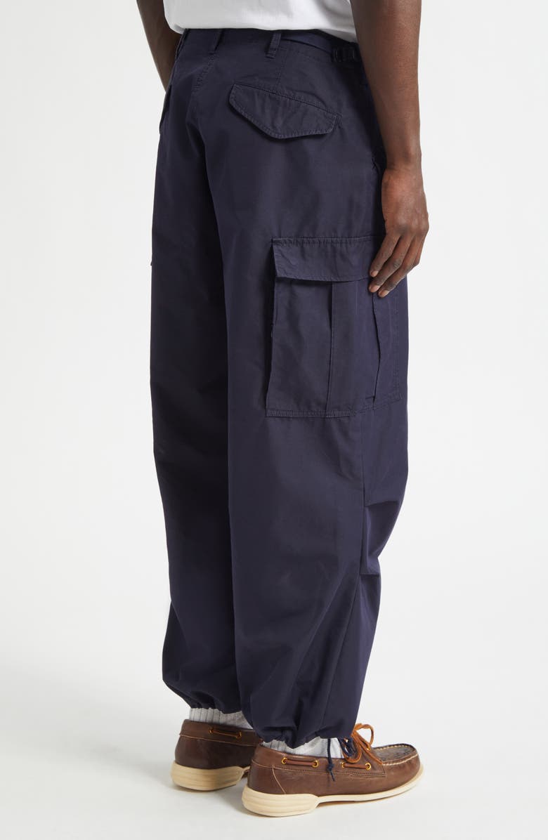BEAMS Military Cotton 
Nylon Oxford Cargo Pants, Alternate, color, Navy