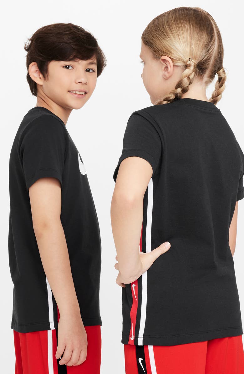 Nike Kids' Sportswear Club Logo T-Shirt, Alternate, color, 010 Black