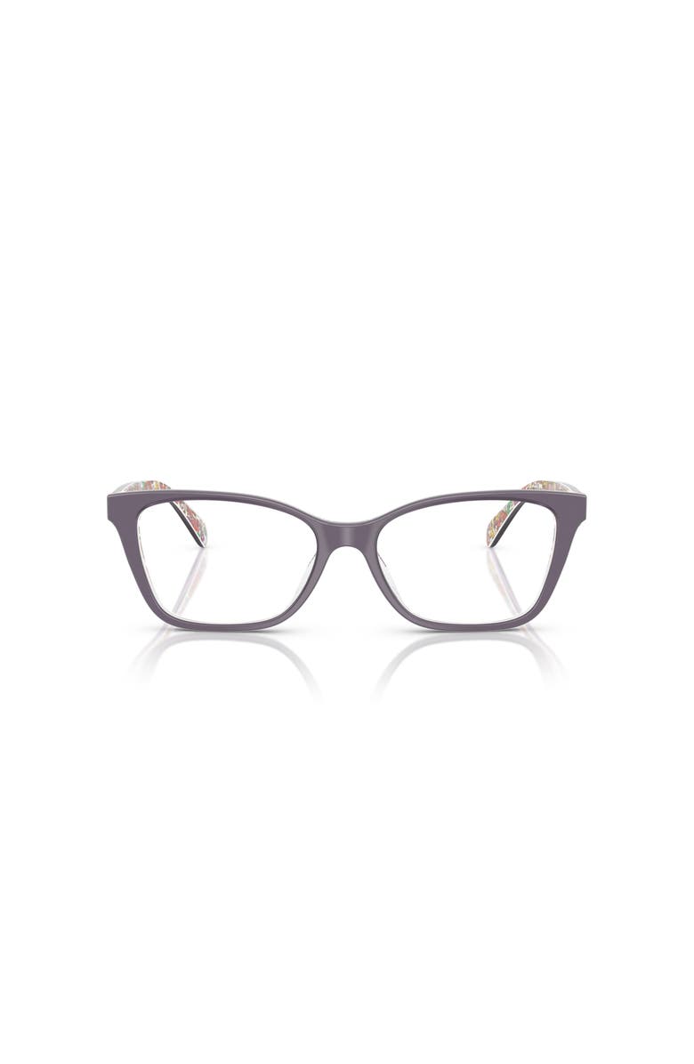 COACH 52mm Cat Eye optical glasses, Alternate, color, Violet