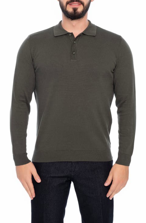 Long Sleeve Polo