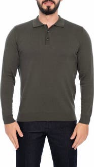 VELLAPAIS Long Sleeve Polo