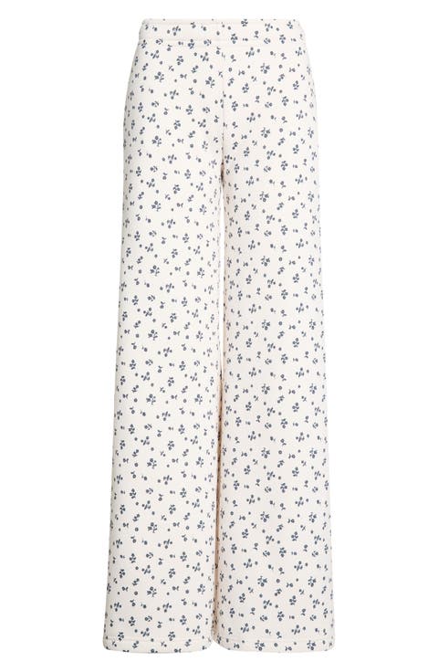 Ditsy Floral Baggy Sweatpants