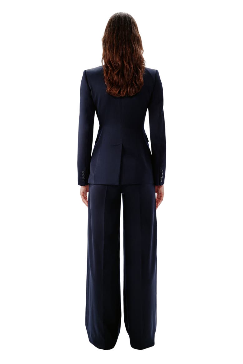 SEAMED WAIST JACKET, Alternate, color, NAVY