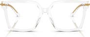Dolce&Gabbana 56mm Square Optical Glasses