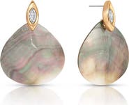 Ettika Shell Statement Drop Earrings
