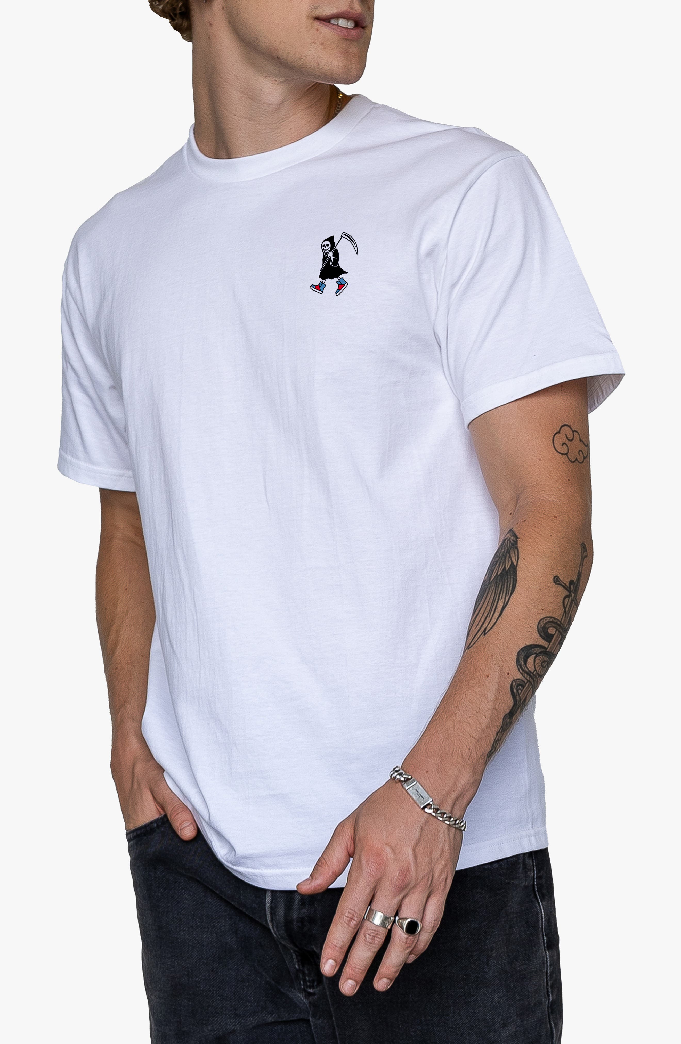 RIOT SOCIETY Reaper Kicks Graphic T-Shirt