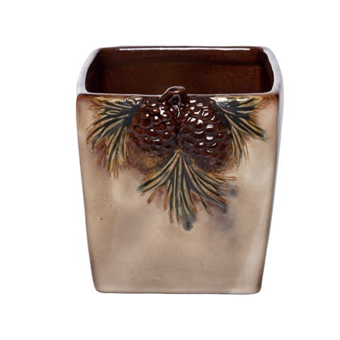 Pinecone Medium Decorative Container