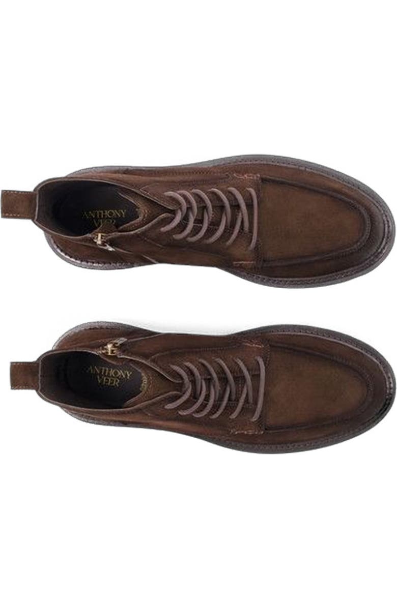 Anthony Veer Everest Moc Boot, Alternate, color, Dark Brown Suede