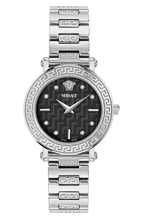 Greca Sphere Petite Bracelet Watch, 30mm