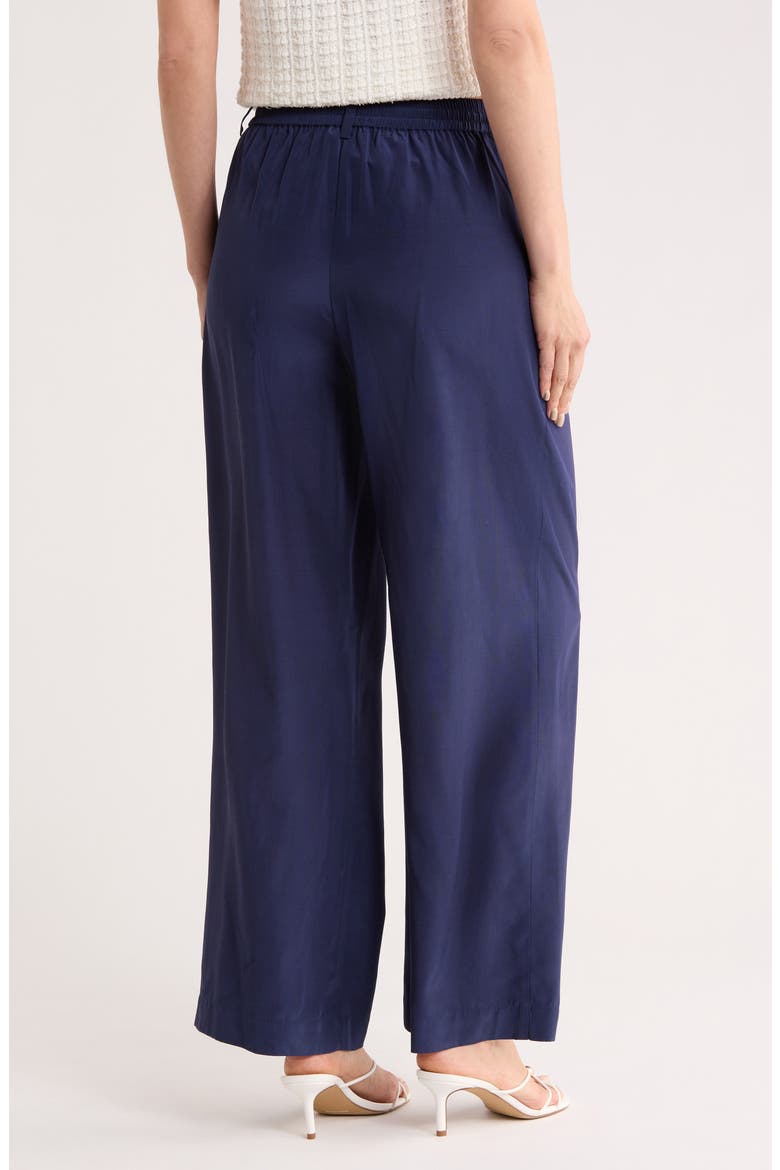 Sydnie Pleated Wide Leg Pants, Alternate, color, MIDNIGHT