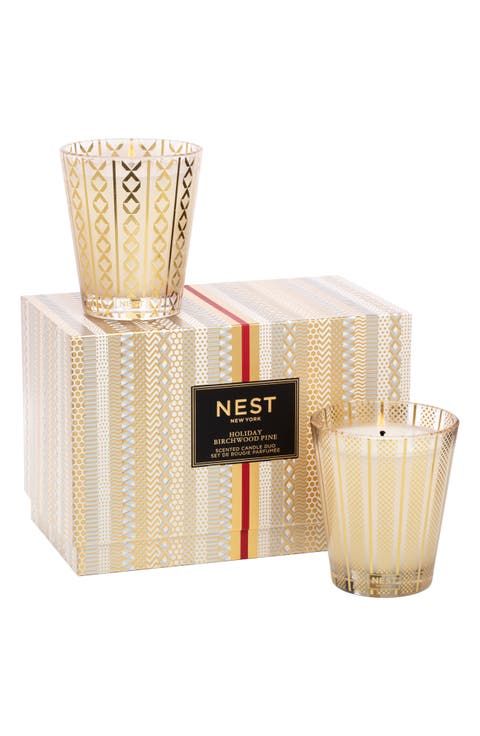 New York Holiday & Birchwood Pine Scented Candle Set ($84 Value)