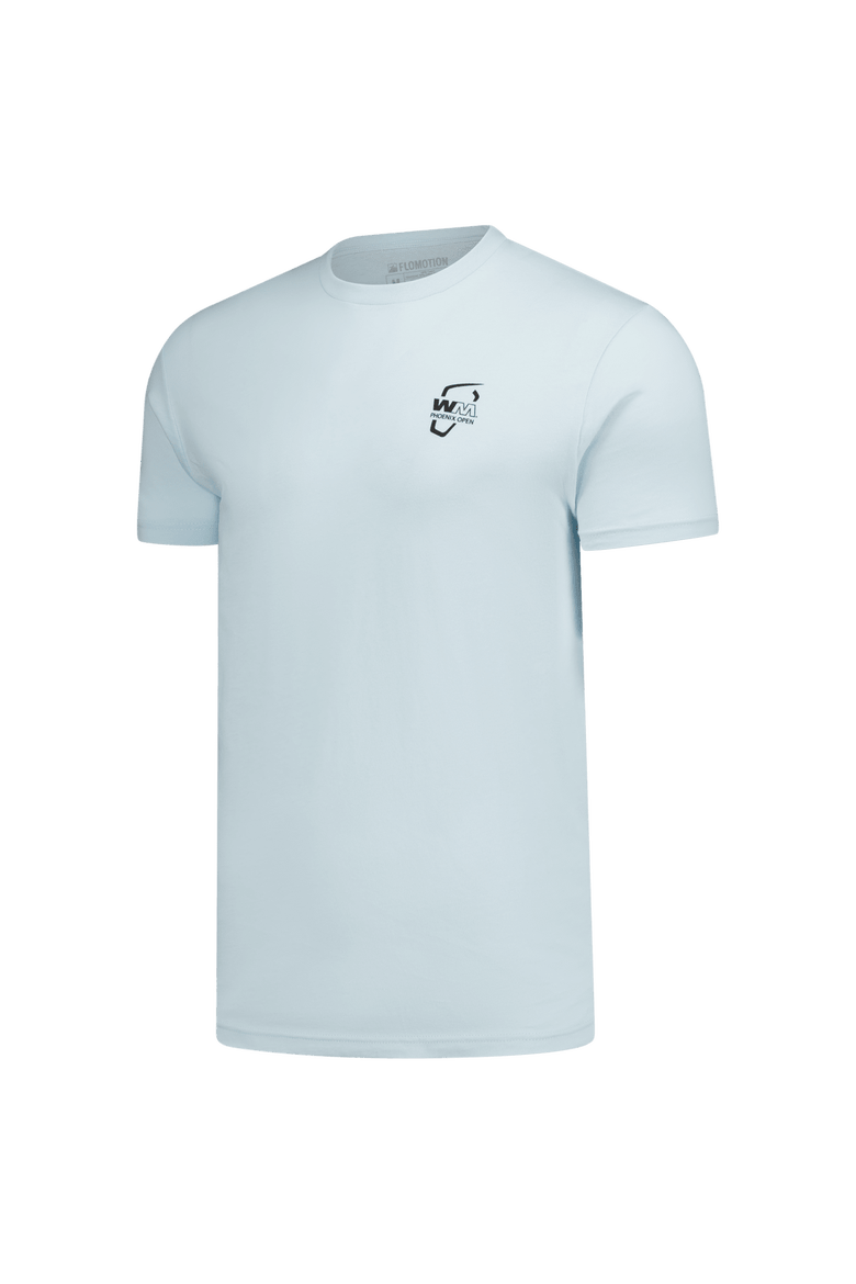 Unisex Flomotion Light Blue WM Phoenix Open Disco Scorpion T-Shirt, Alternate, color, Light Blue