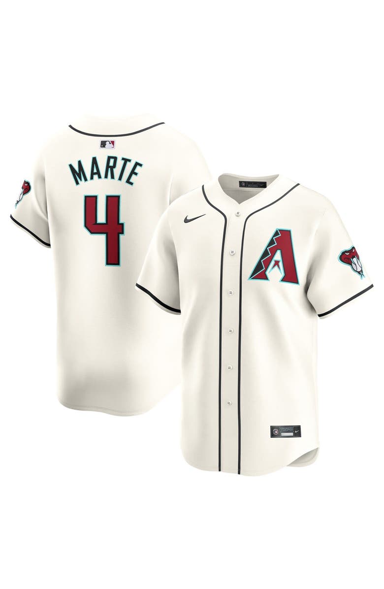 Nike Men's Nike Ketel Marte White Arizona Diamondbacks Home Limited Player Jersey, Main, color, 