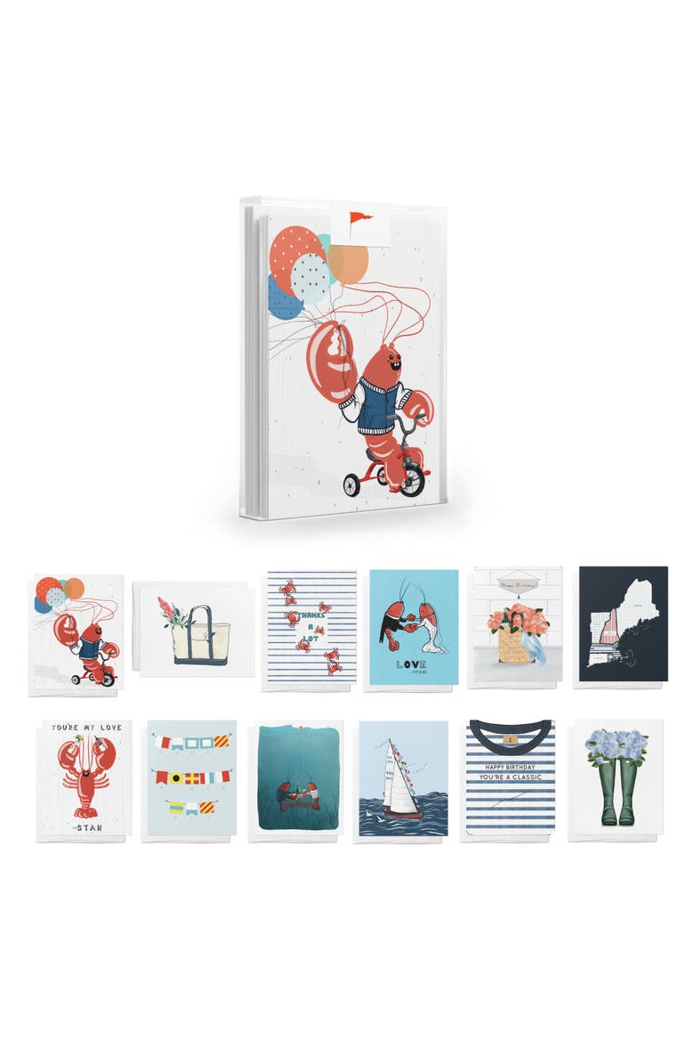 New Englander Greeting Card Pack Assorted Set, Main, color, Multi-Pack