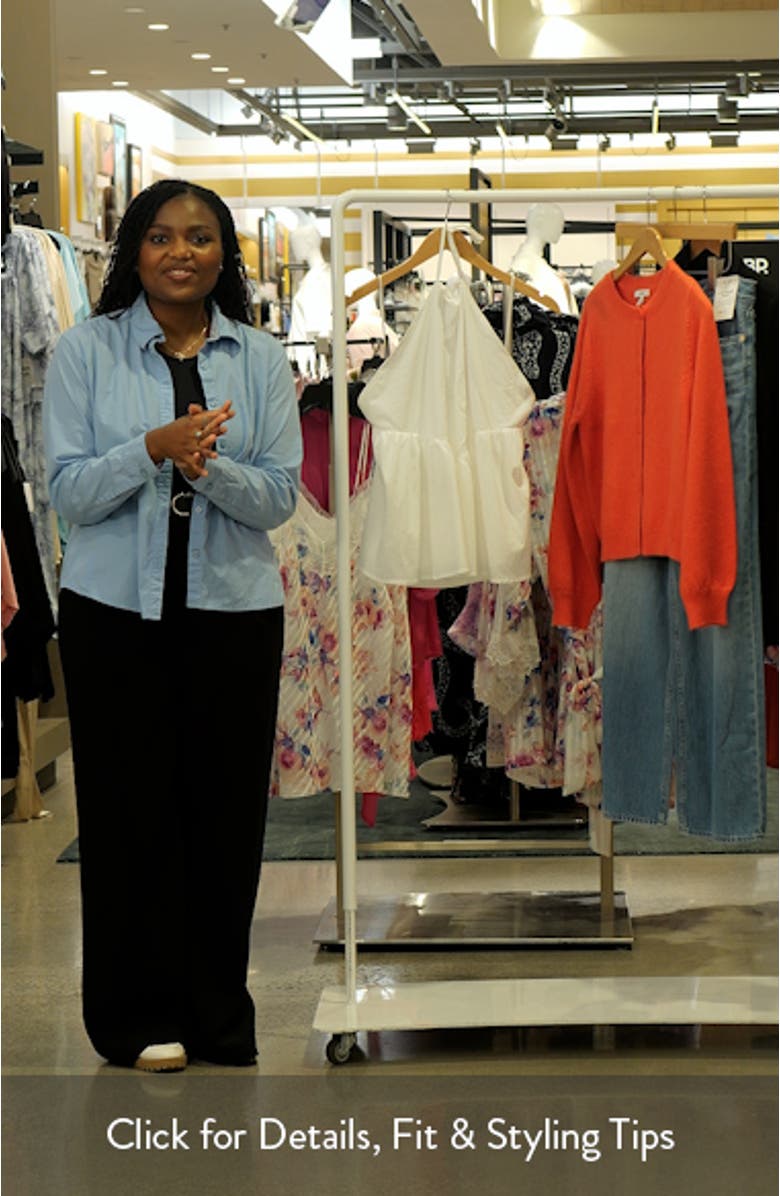 Valencia Peplum Halter Tank, sales video thumbnail