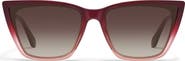 QUAY Call The Shots 59mm Cat Eye Sunglasses