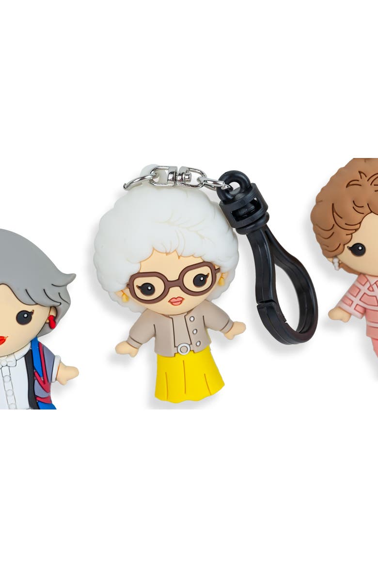 The Golden Girls 4-Piece Foam Figural Backpack Clip Figure Box Set Toynk Exclusive, Alternate, color, Green