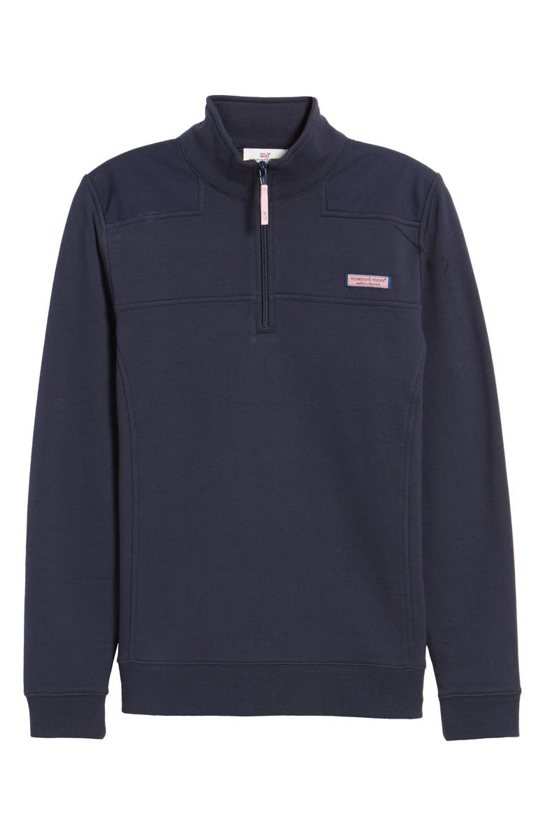 vineyard vines Shep Half Zip French Terry Pullover, Alternate, color,