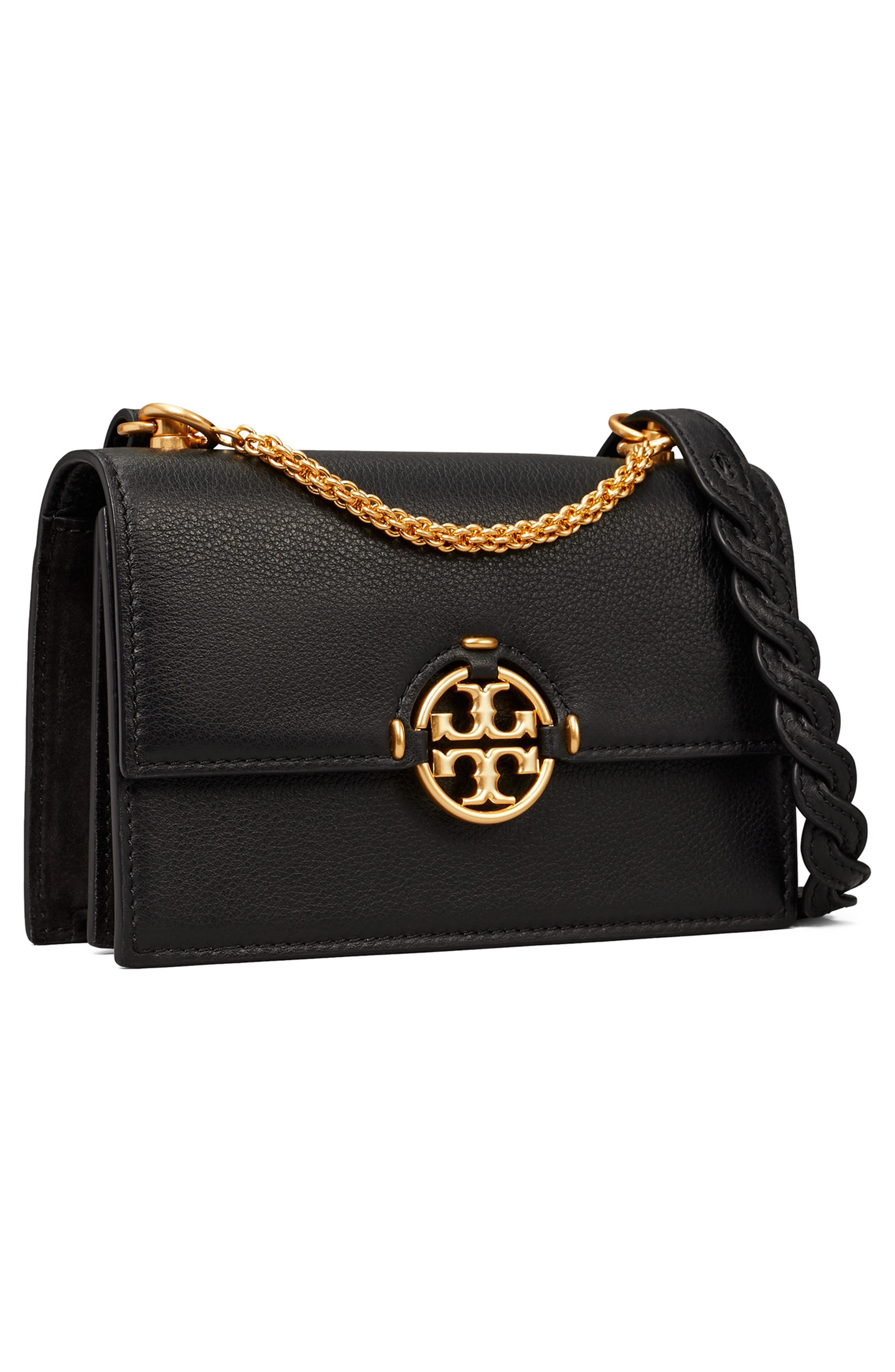 Tory Burch Miller Mini Leather Crossbody Bag, Alternate, color, 