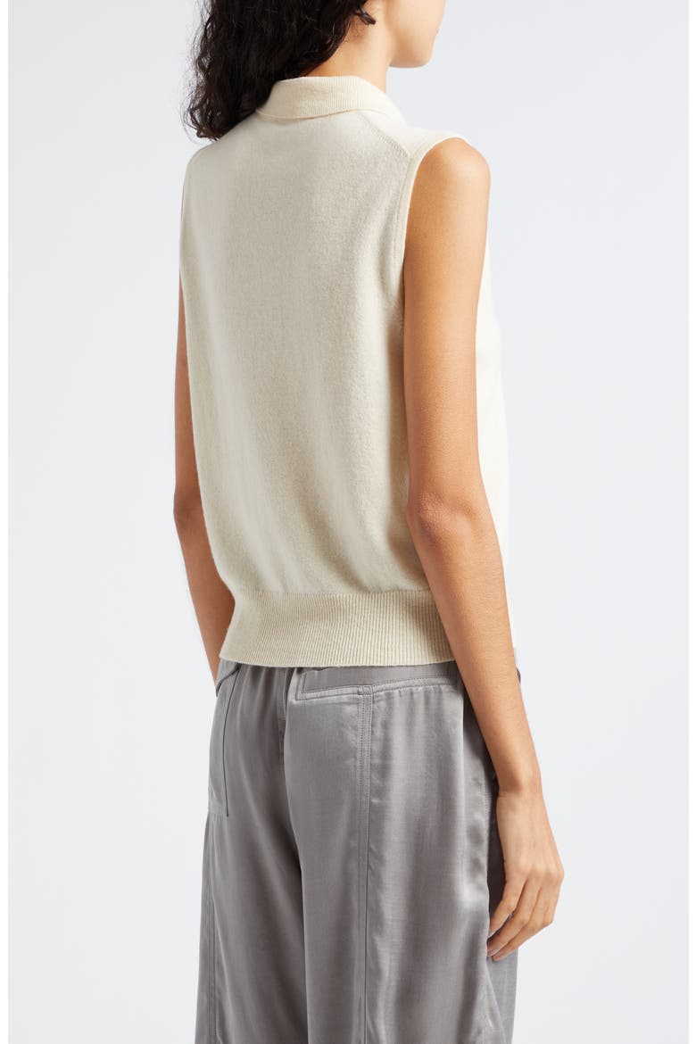 Sleeveless Merino Wool & Cashmere Sweater, Alternate, color, ALABASTER GLEAM