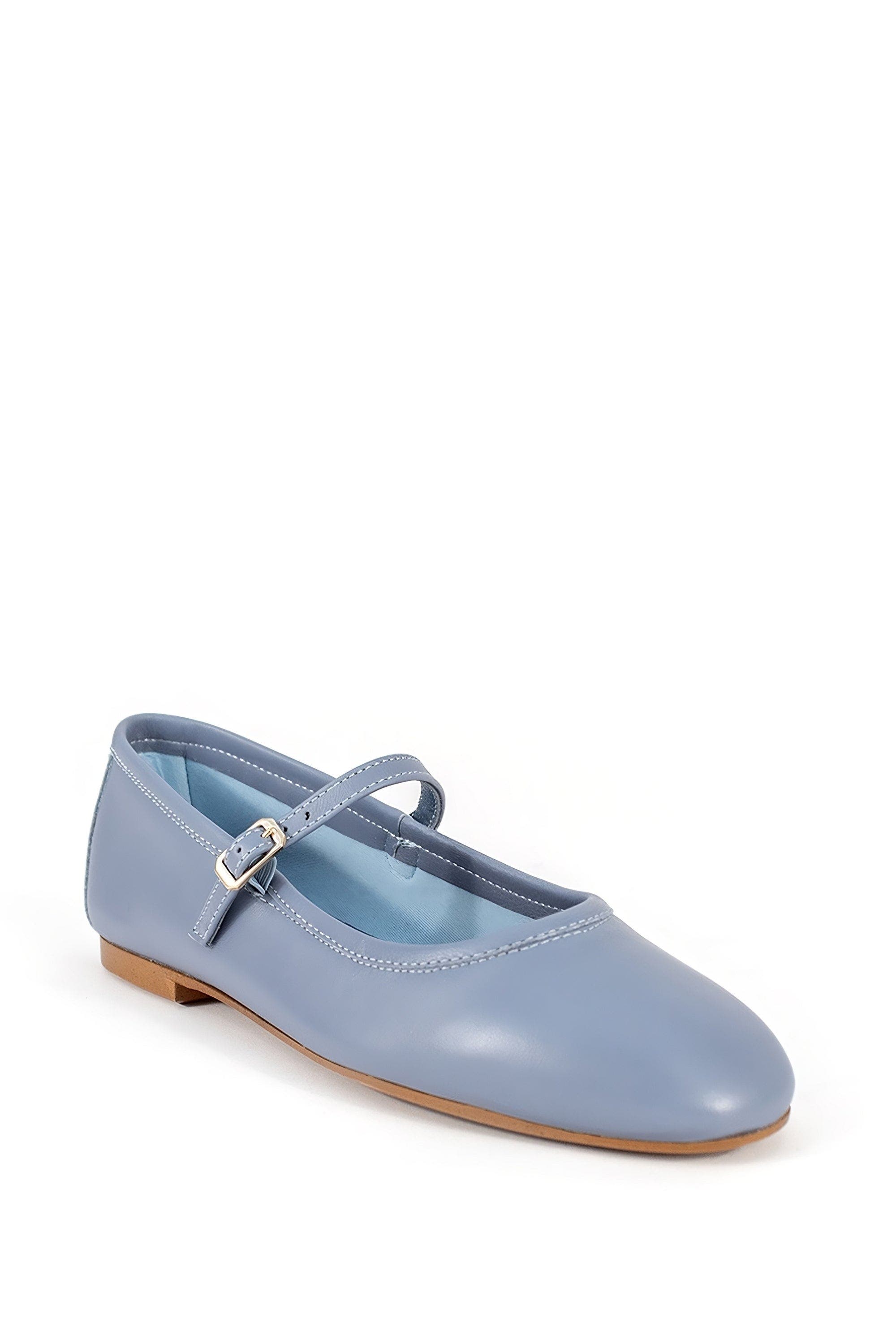Menina Step Boheme Leather Mary Jane Flat, Alternate, color, Twilight Blue