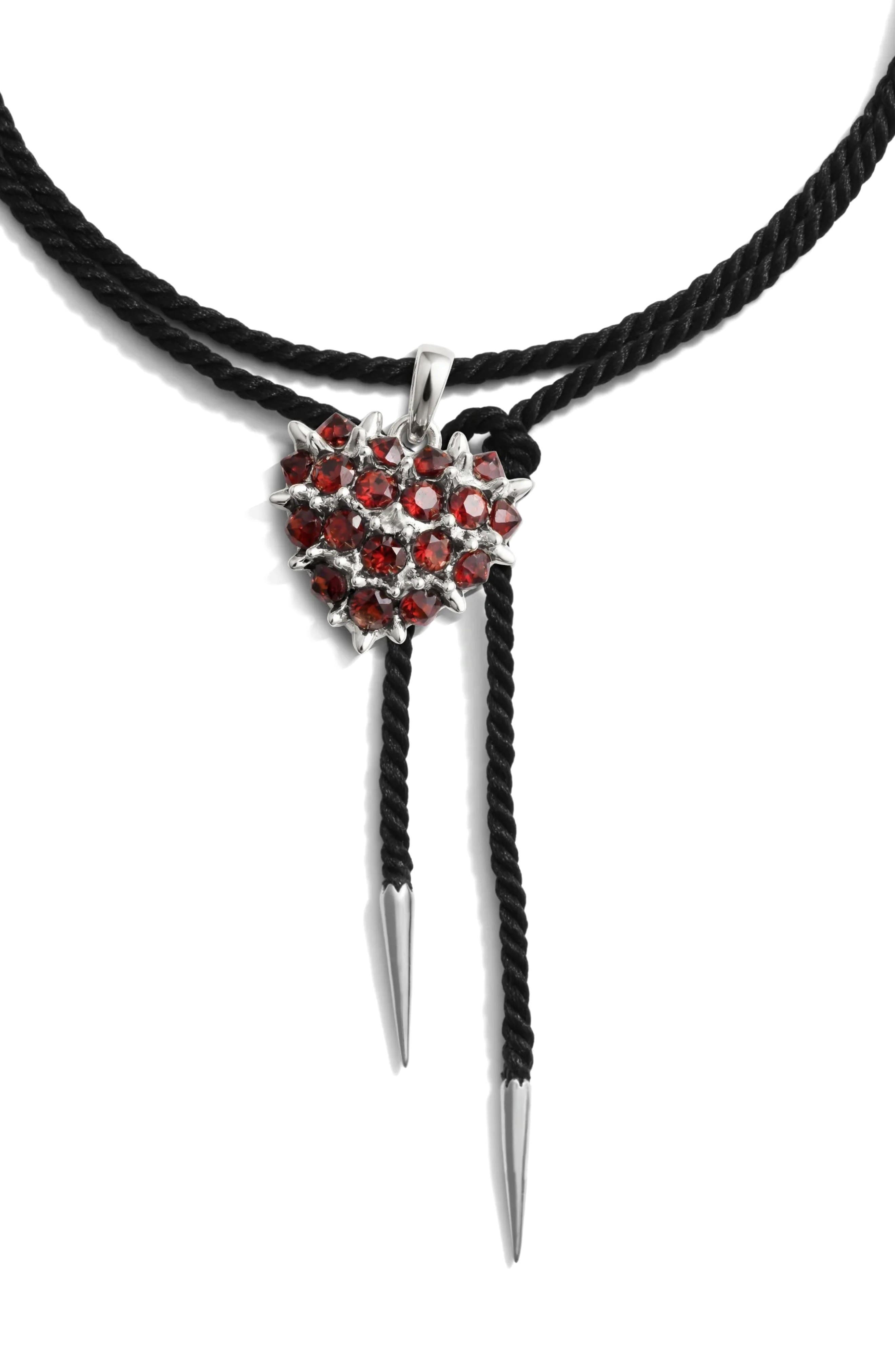 selected STERLING SILVER / BLACK