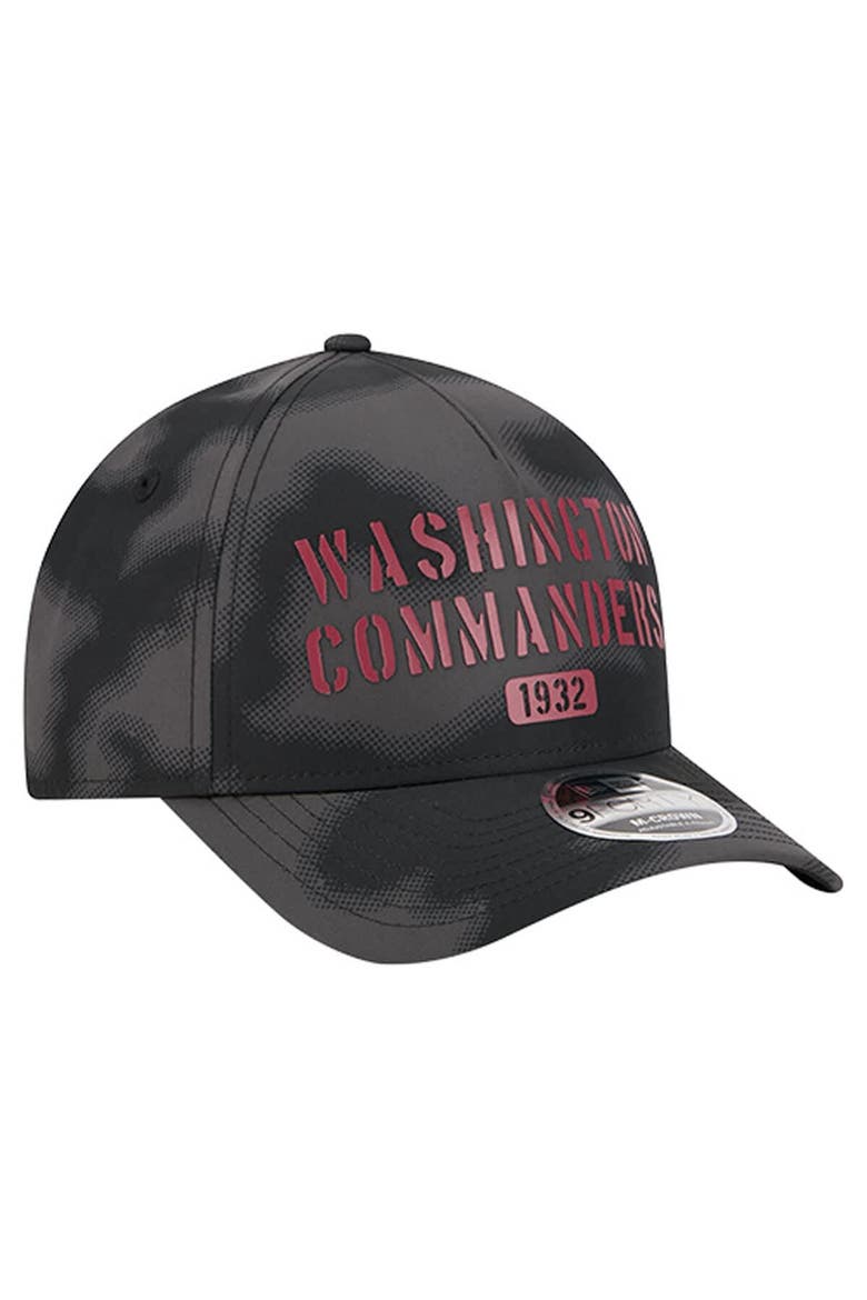 Men's New Era Gray Washington Commanders Halftone Camo 9FORTY Hat, Alternate, color, Gray