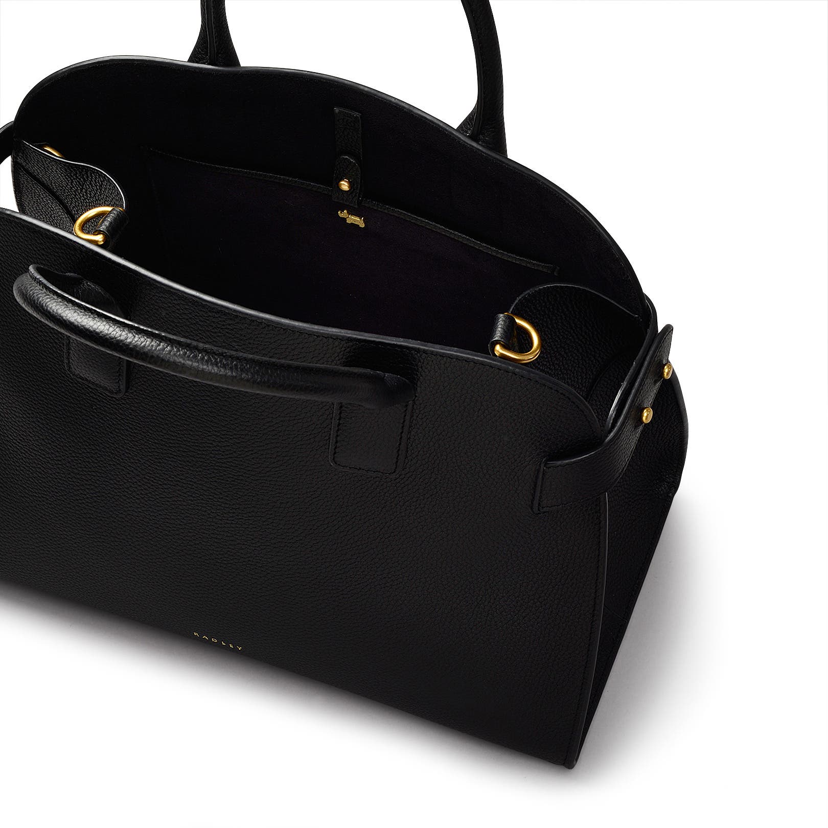 Radley The Rathbone Medium Open Top Satchel Bag, Alternate, color, Black