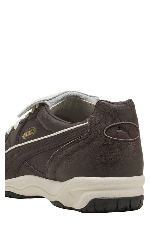 Puma King Indoor Premium Soccer Sneaker In Animal Print