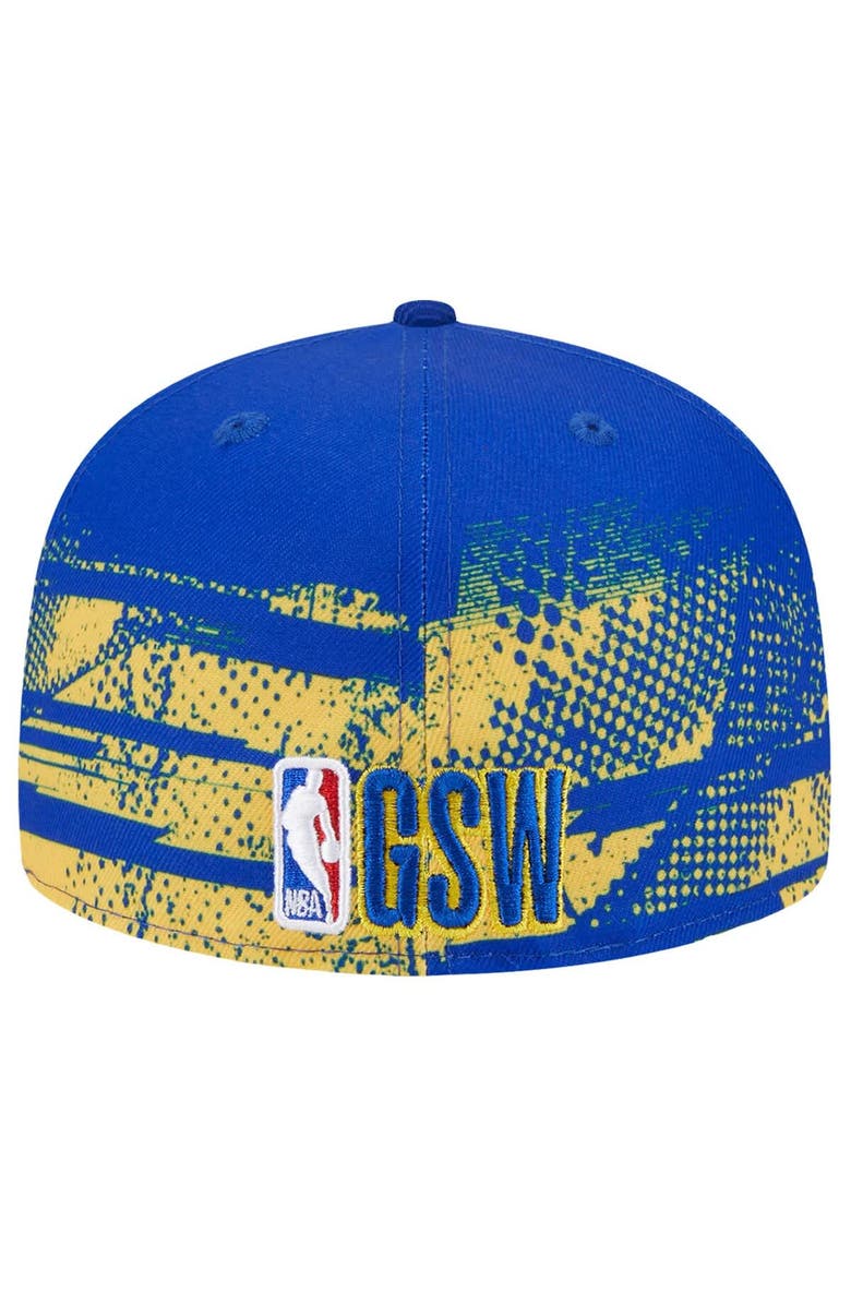 New Era Men's New Era Royal Golden State Warriors Tip-Off 59FIFTY Fitted Hat, Alternate, color, 