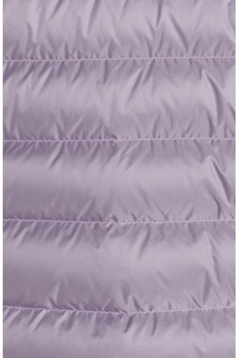 Sylans Colorblock Hooded Down Jacket, Alternate, color, PURPLE