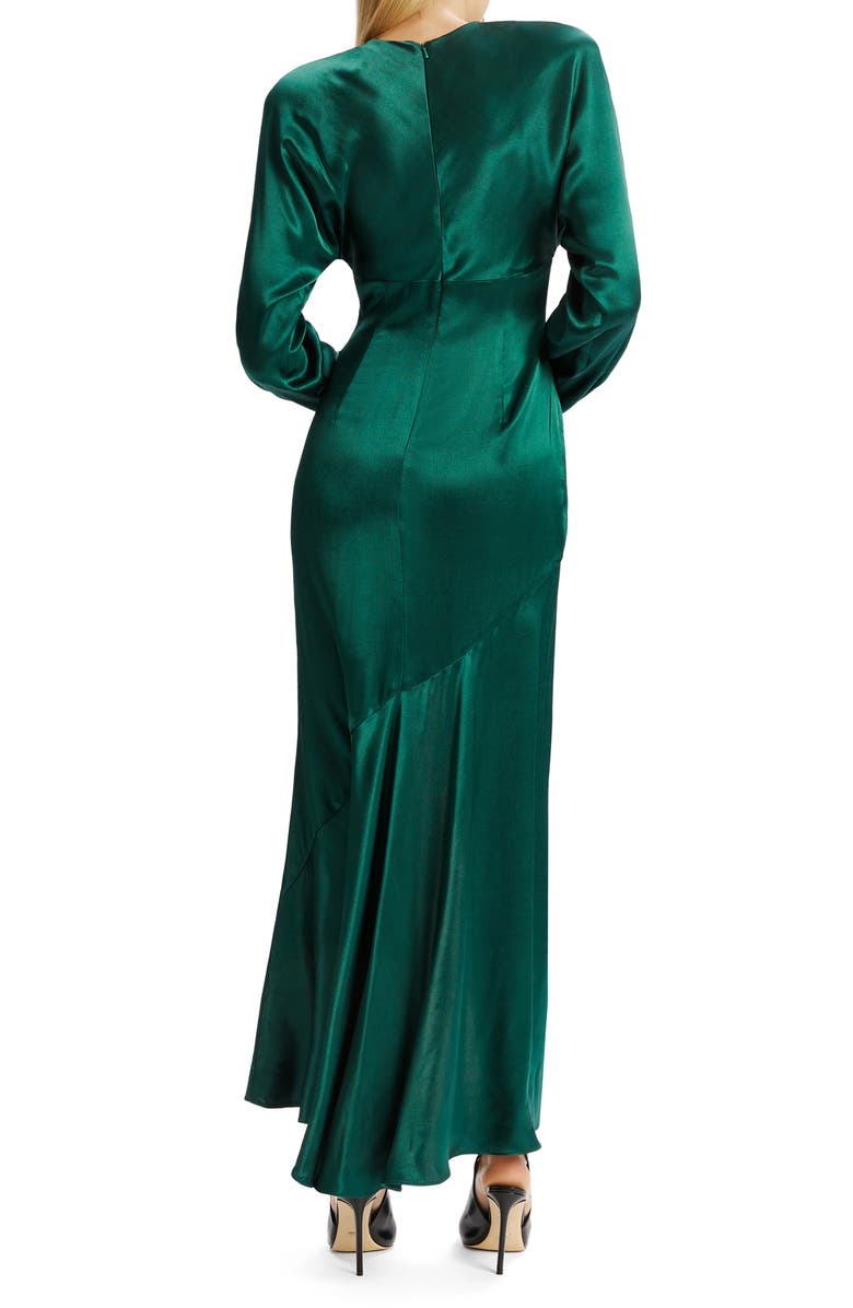Bardot Kartia Long Sleeve Dress, Alternate, color, Emerald Green