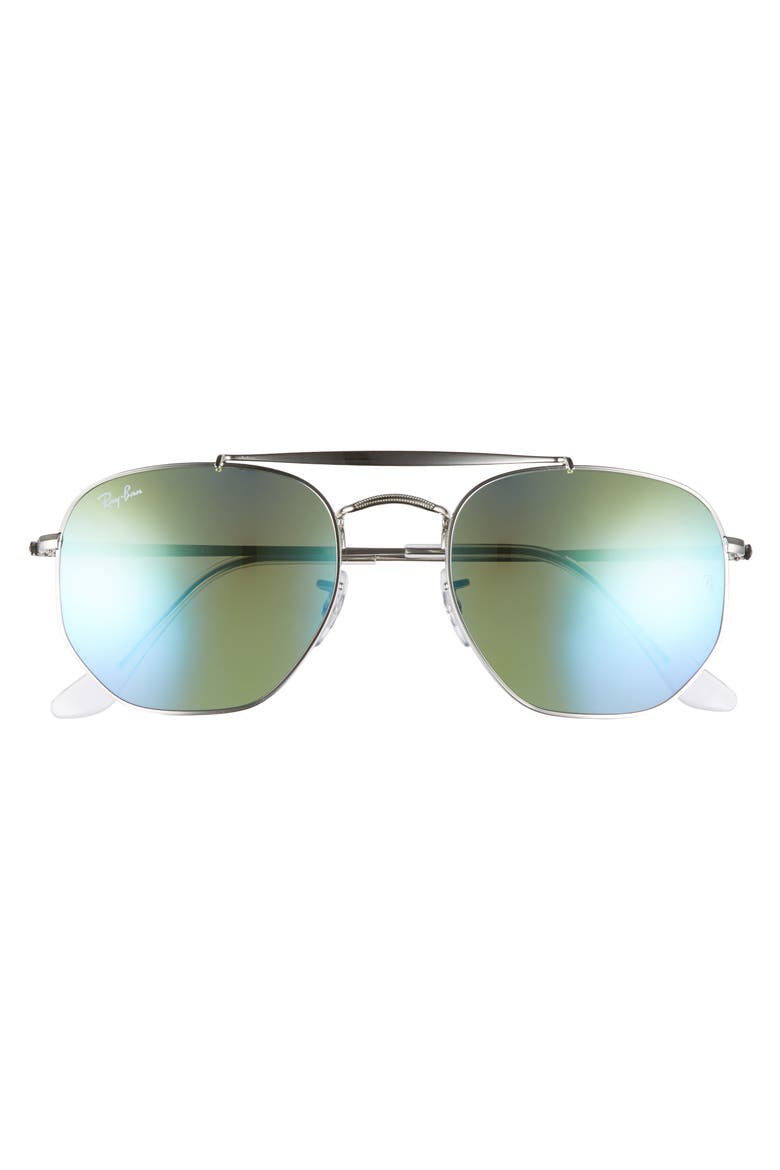Marshal 54mm Aviator Sunglasses, Alternate, color, BLUE/ GREEN