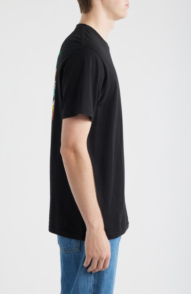 Rip Curl Desti Animals Cotton Graphic T-Shirt, Alternate, color, Black Florida