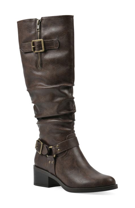 Cushion Slouch Boot (Women) (Wide Width & Calf)