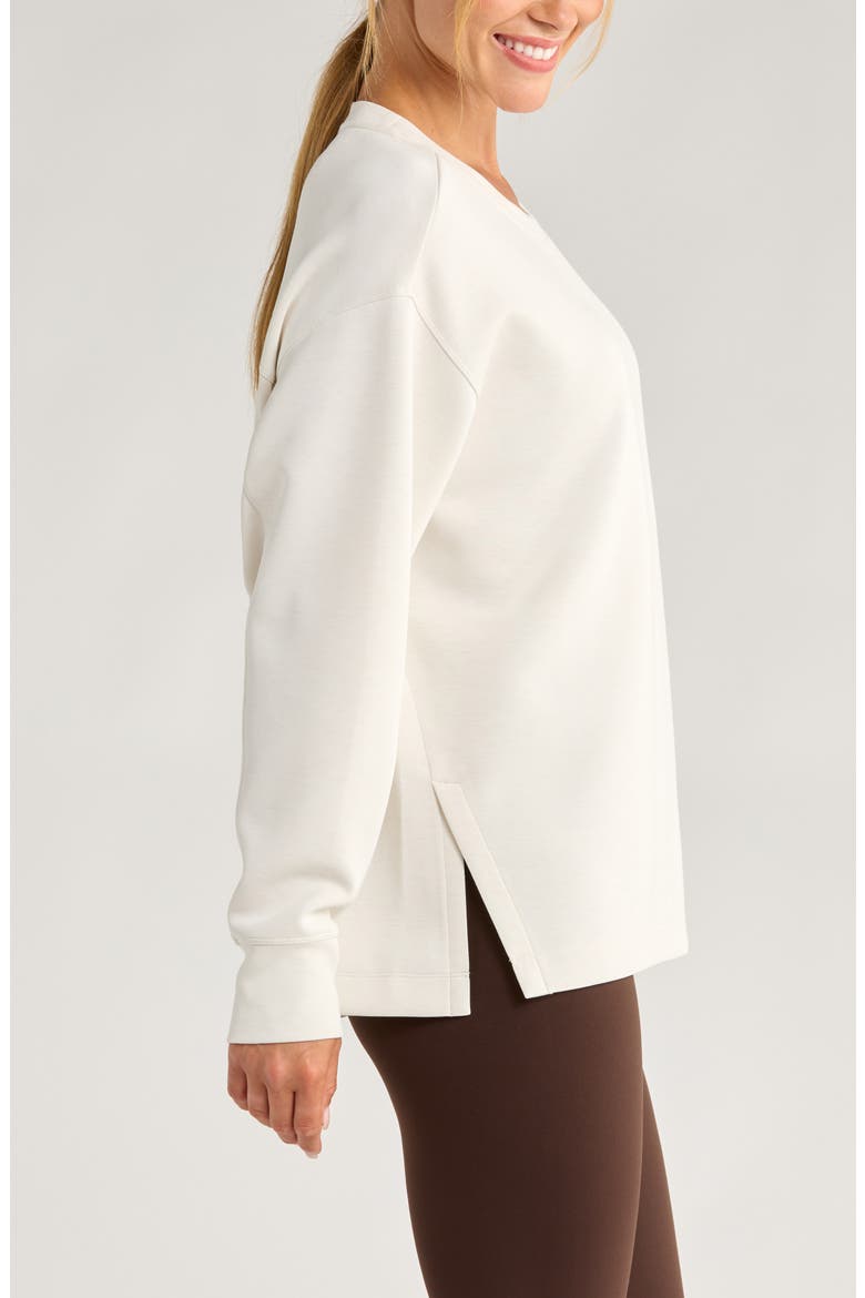 Soft Luxe Tunic, Alternate, color, BEIGE IVORY HEATHER