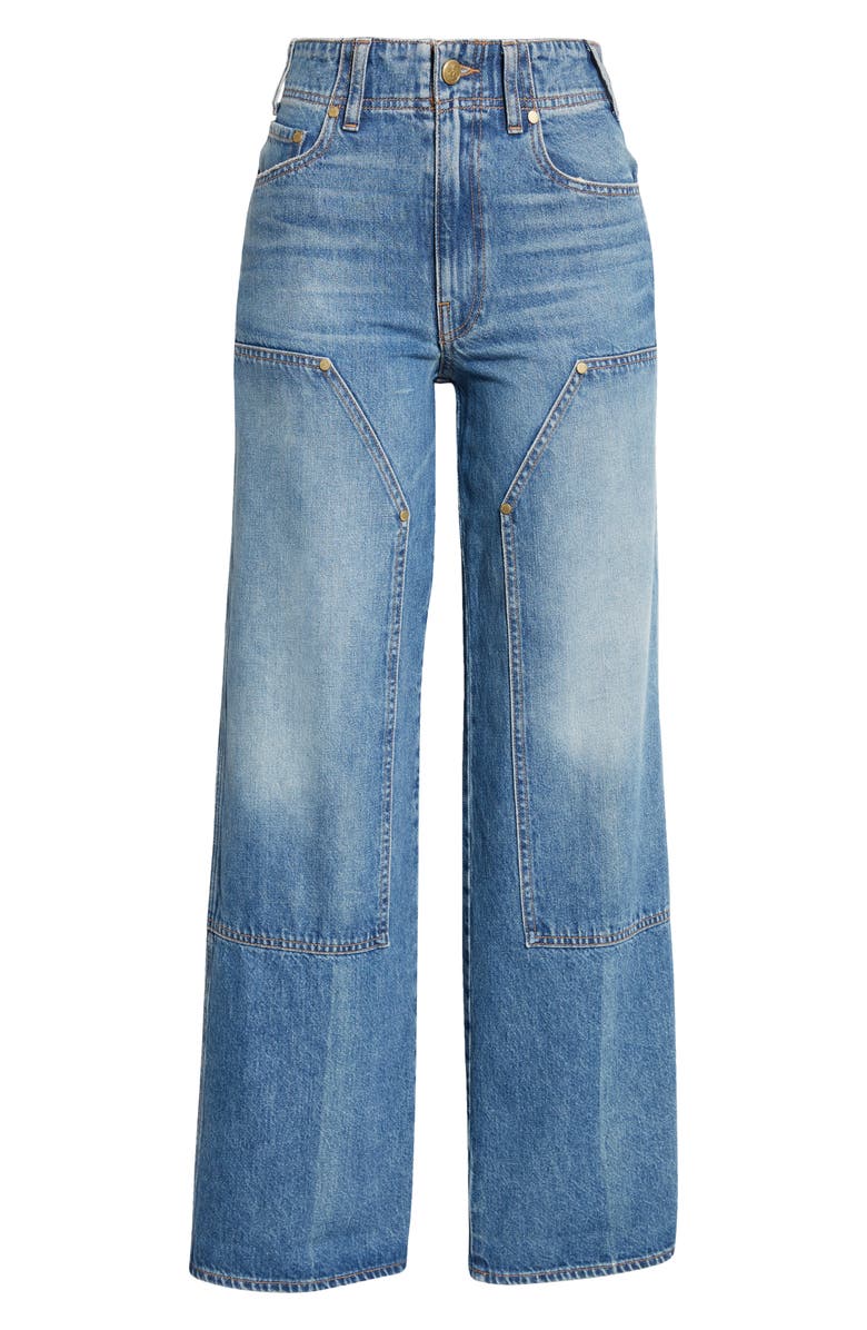 Ulla Johnson The Olympia Wide Leg Carpenter Jeans, Alternate, color,