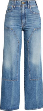 Ulla Johnson The Olympia Wide Leg Carpenter Jeans