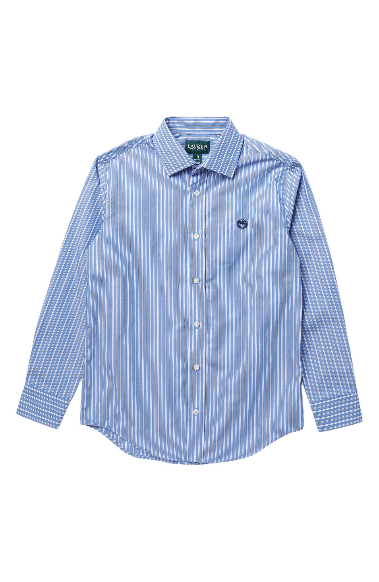 Lauren Ralph Lauren Stripe Print Long Sleeve Shirt | Nordstromrack