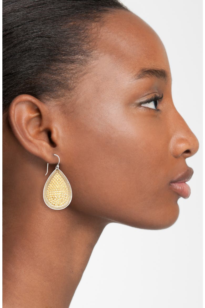 Medium Teardrop Earrings (Nordstrom Exclusive), Alternate, color, GOLD/ SILVER