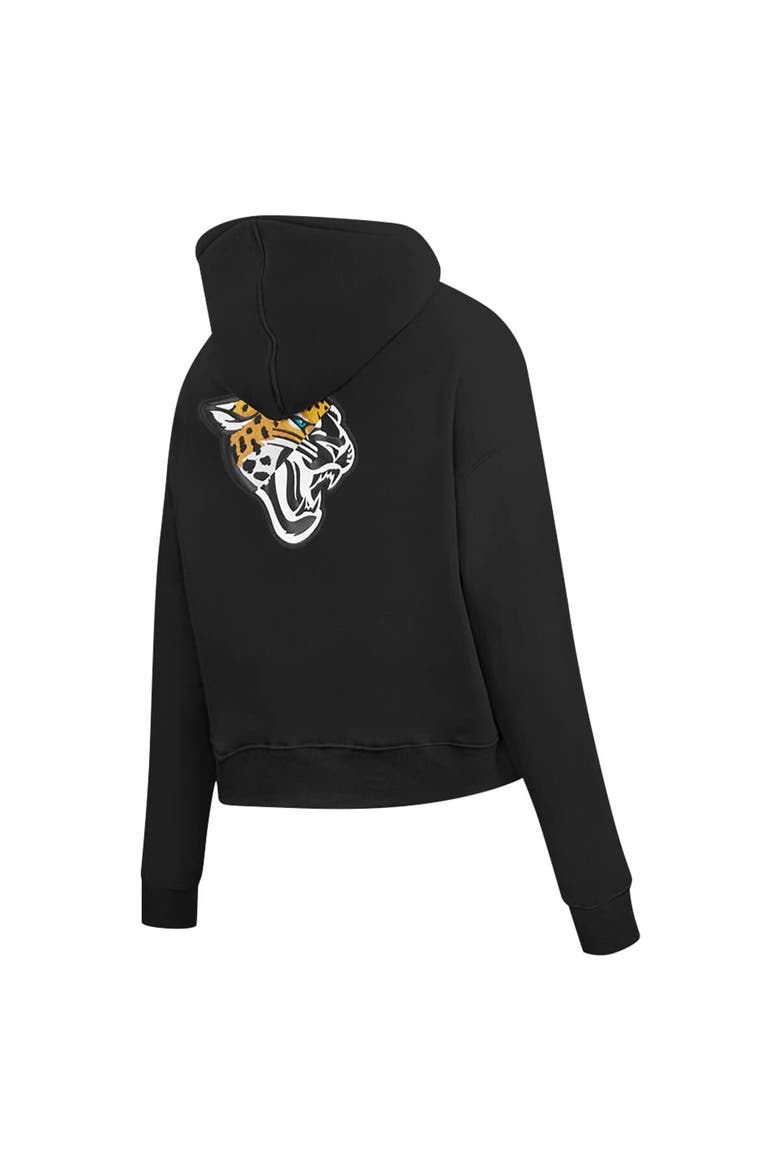 Women's Pro Standard Black Jacksonville Jaguars Split Logo Full-Zip Hoodie, Alternate, color, Black