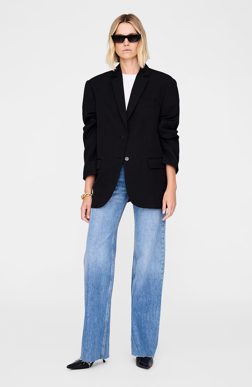 Anine Bing Quinn Blazer In Black