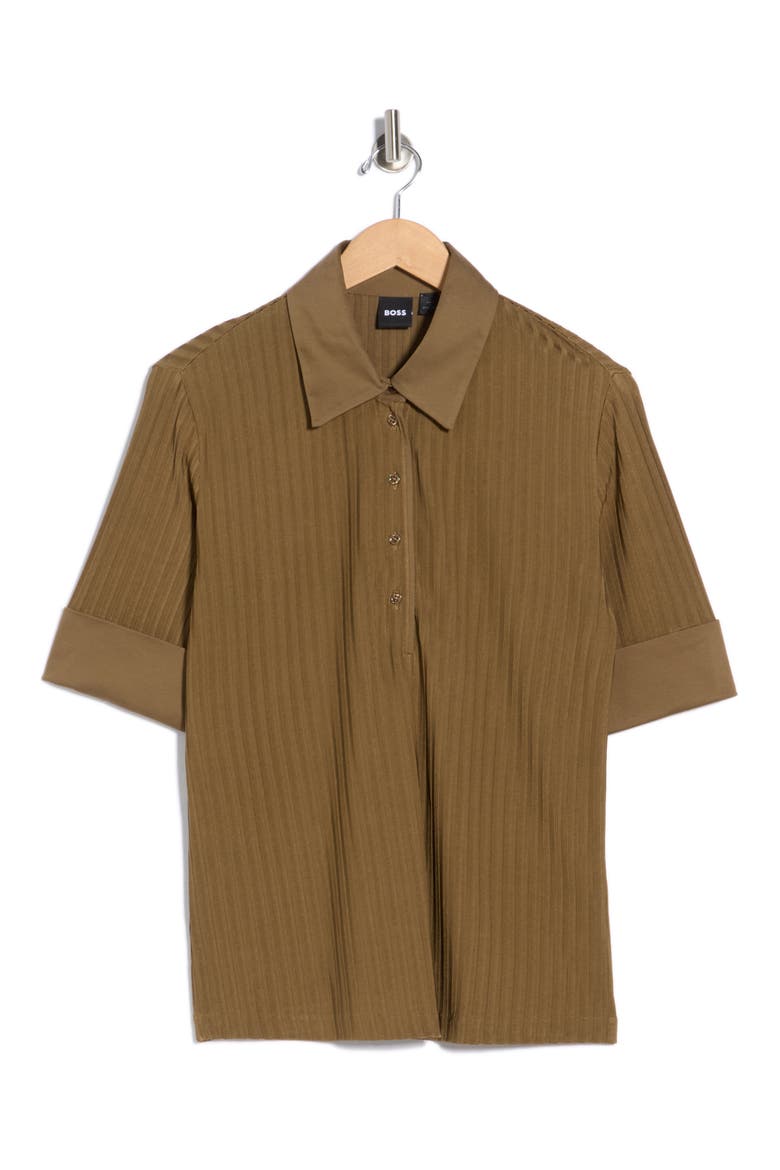 Ellera Polo, Alternate, color, OPEN BROWN