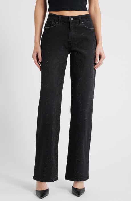 Crystal Slim Straight Leg Jeans