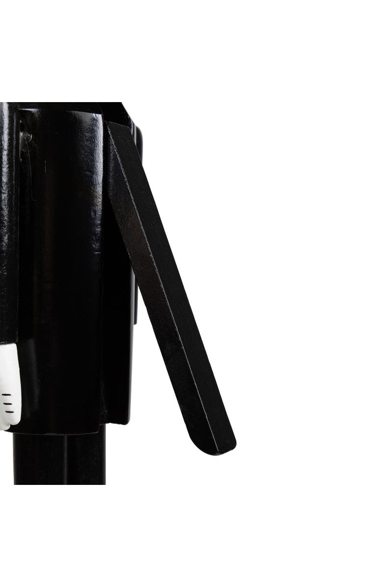 Northlight Skeleton Wooden Halloween Nutcracker - 14" - Black and White, Alternate, color, Black