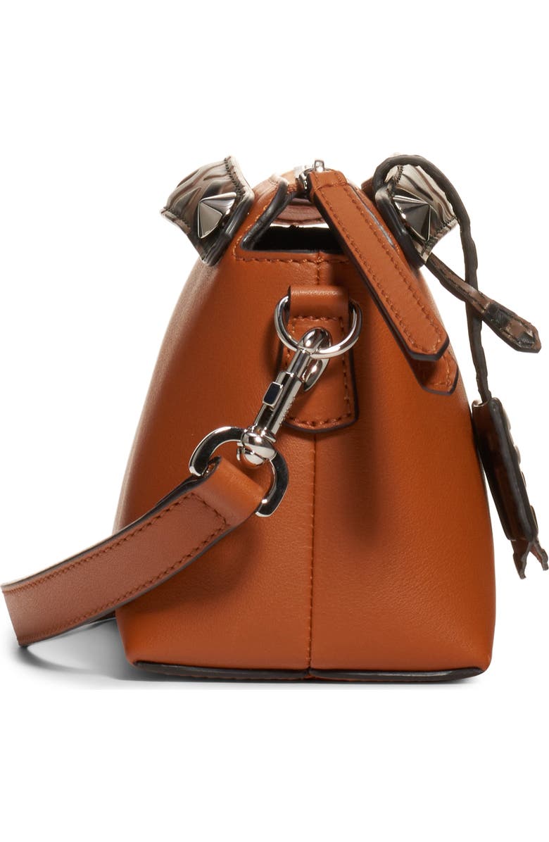 Fendi Mini By The Way Leather Crossbody Bag, Alternate, color,